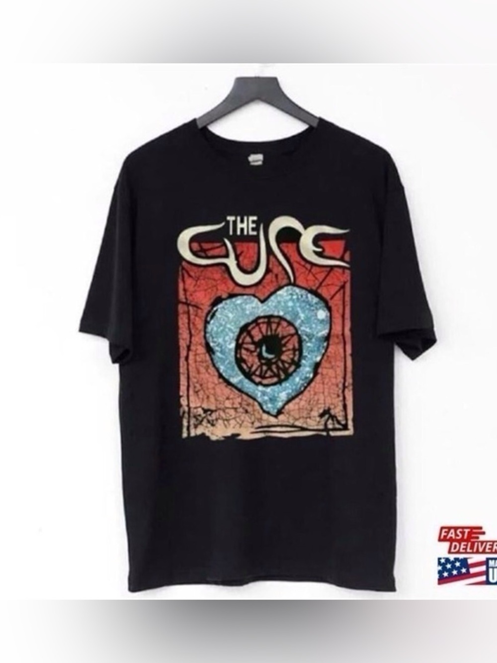 Men's Black Graphic Band T-Shirt
